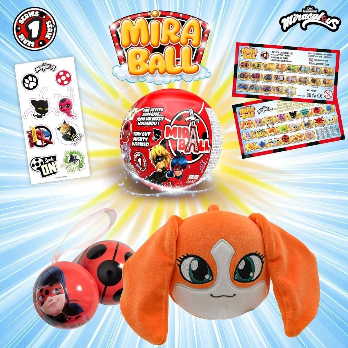Miraball - 2.8-inch metal ball 5-inch plushie (FGI-M14028)