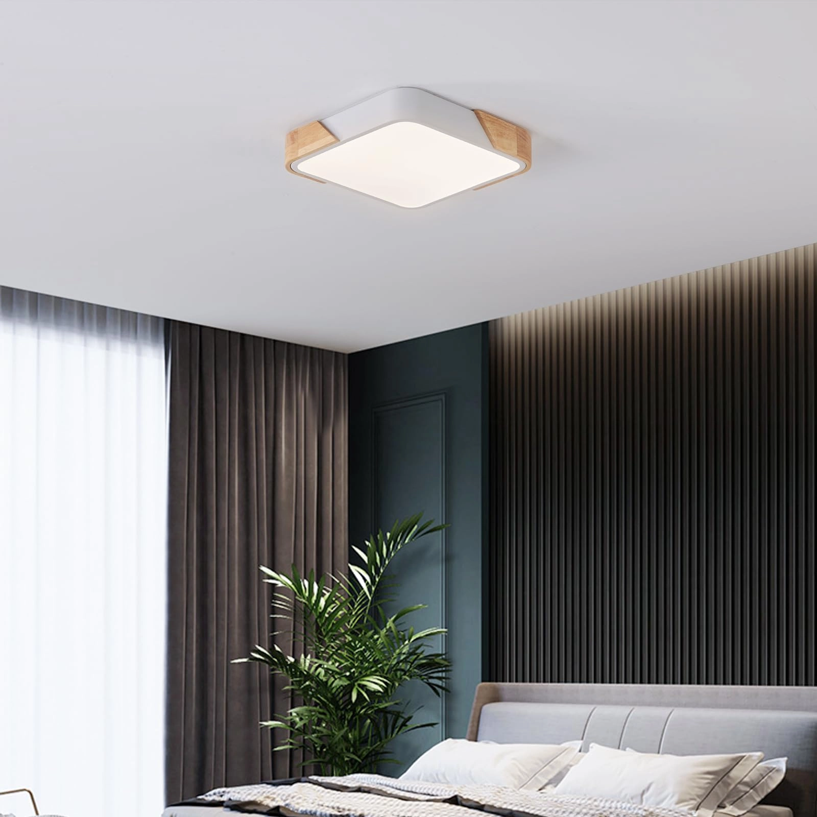 Flush Ceiling Light - 6000K 4000K 3000K Dimmable