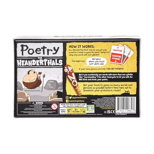 Poetry for Neanderthals - German 7 years and up