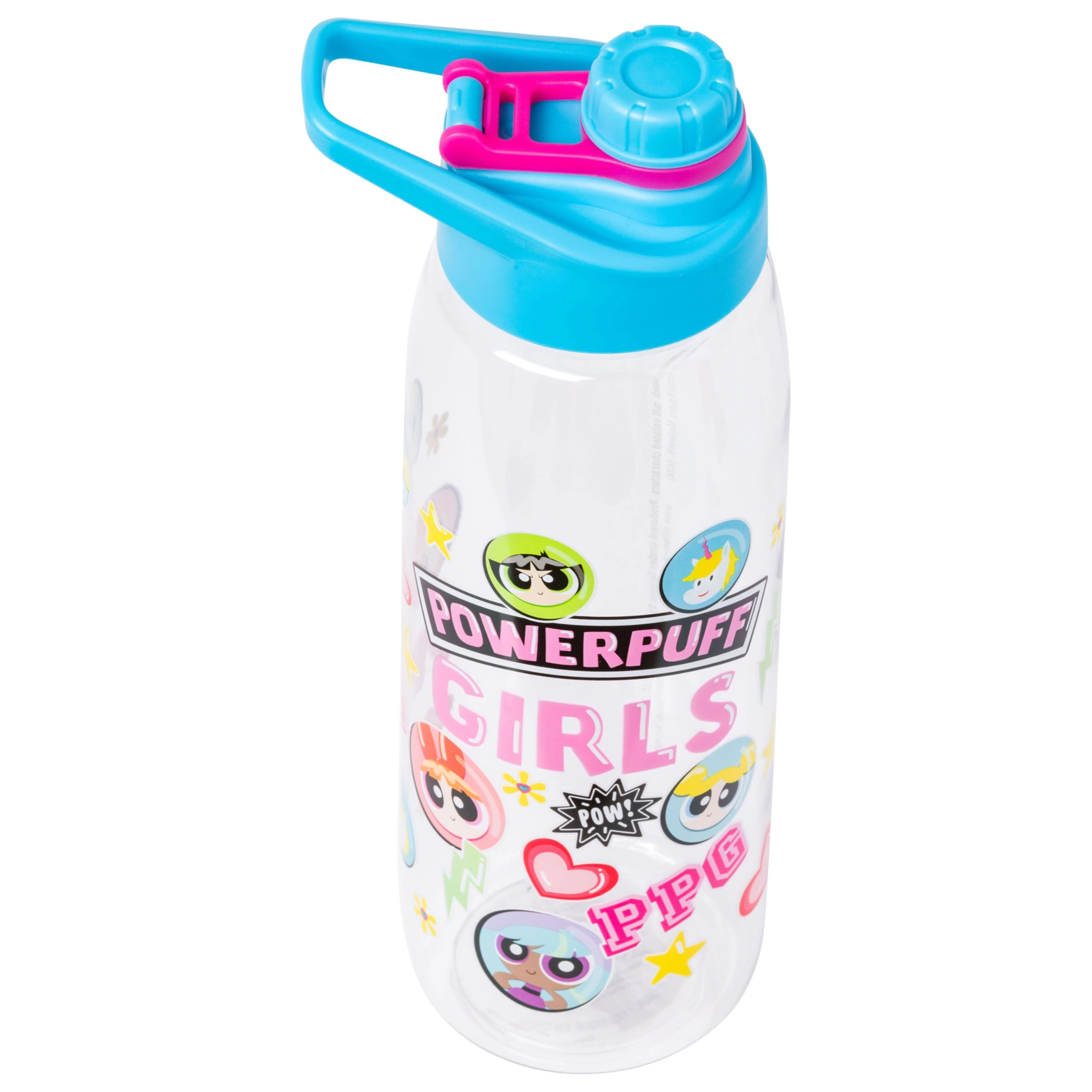 The Powerpuff Girls Water Bottle - Screw-On Lid