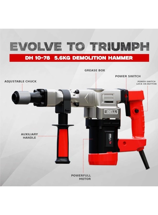Demolition Hammer - 4100RPM 230V 17MM