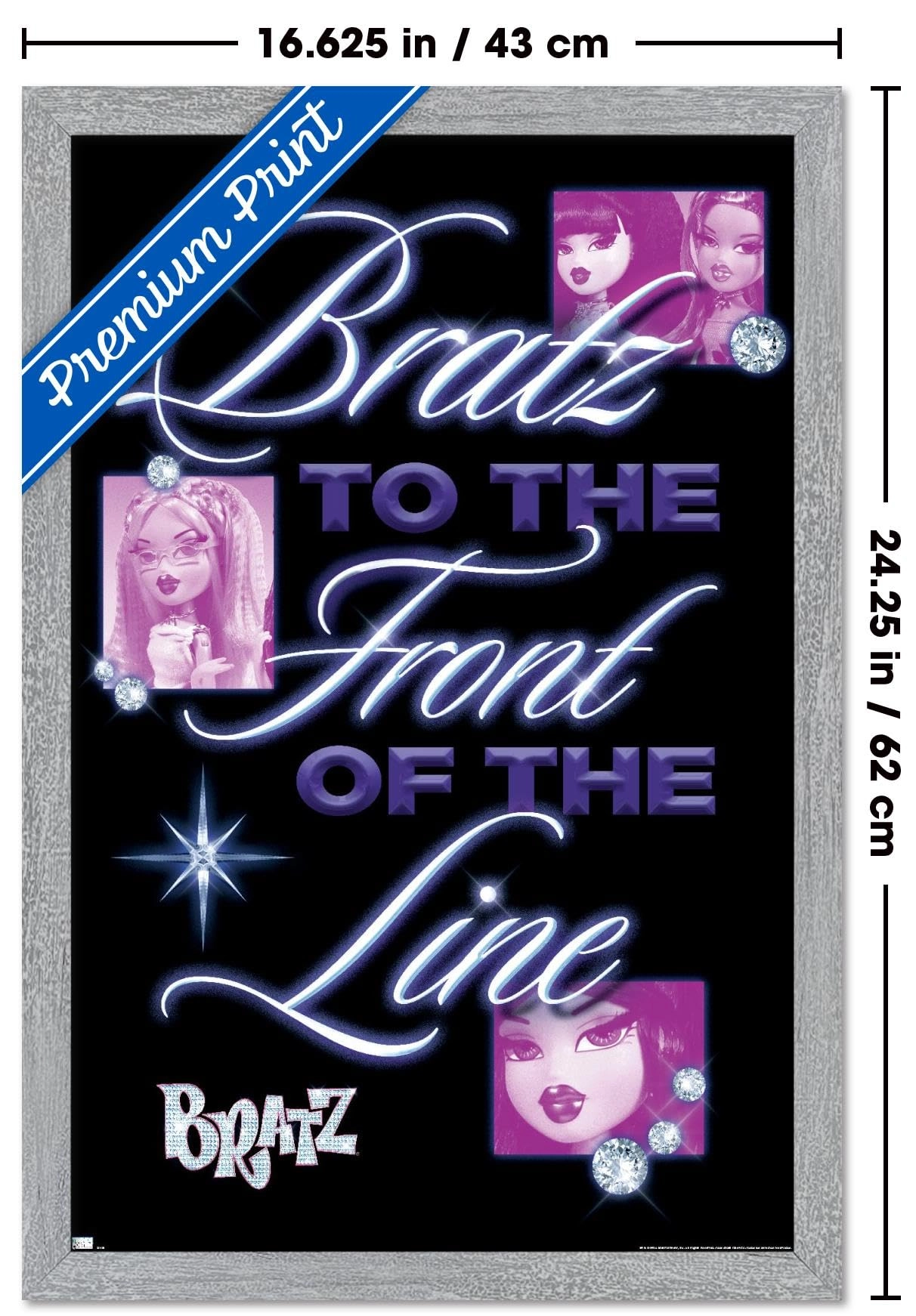Bratz: Girls Nite Out - Front Of The Line Wall Poster - Paper 22.4\"L x 14.7\"W