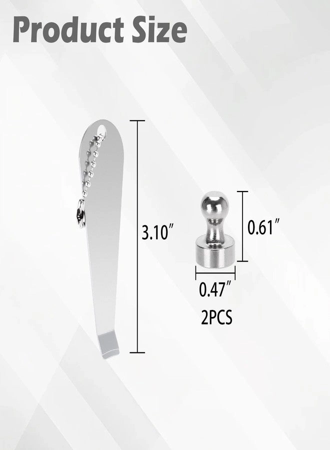 Filter Basket Remover - Stainless Steel + Magnets - 2