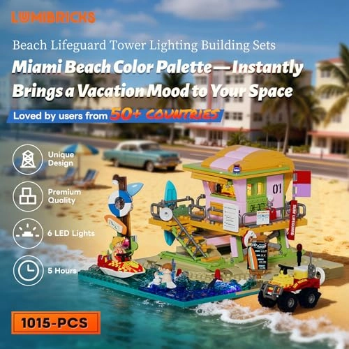 Beach Lifeguard Tower (18008) - Lighting Building Model