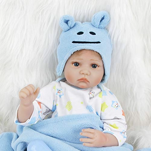 Reborn Baby Doll - 22 Inches / 55 cm Silicone Ages 3+