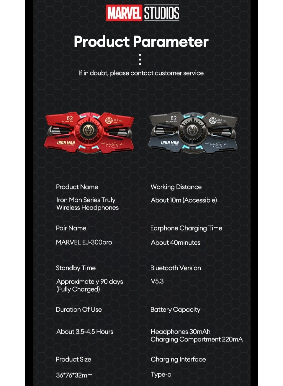 EJ-300PRO Wireless Earbud