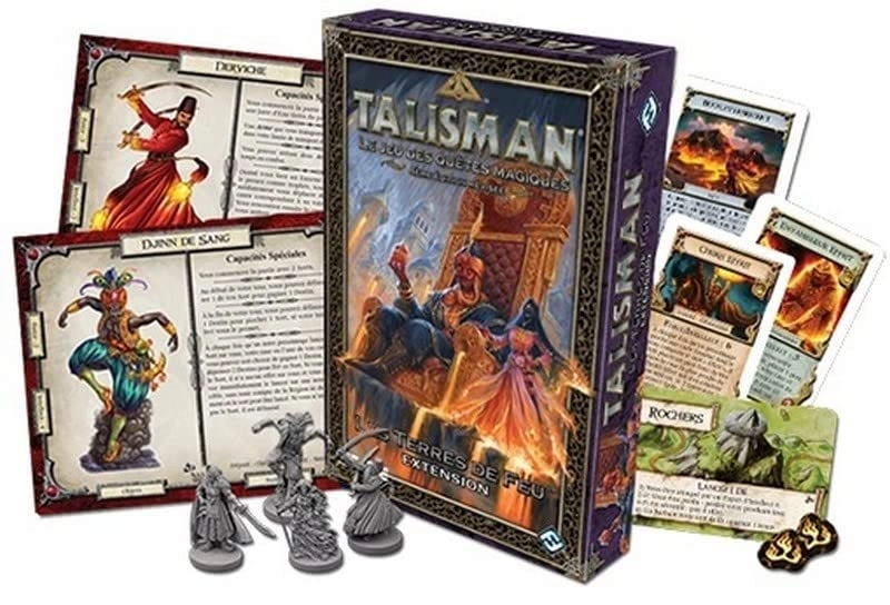 Talisman: Cold Walk + Talisman: Lands of Fire + Bottle Opener (French)