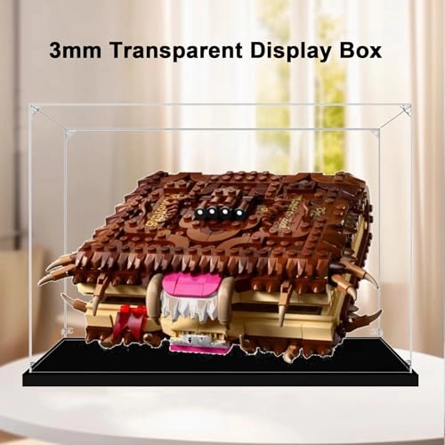 Acrylic Transparent Collectible Display Case - Lego 76449 The Book of the Biting Demon Block Model