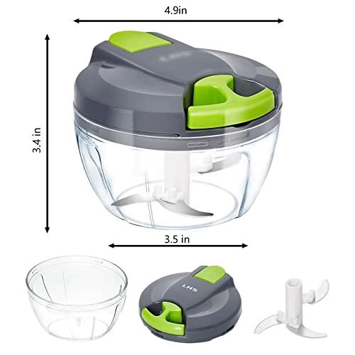 Manual Food Chopper - 900ml 520ml