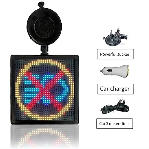 Led Car Screen - 155 * 155 * 22MM Bluetooth