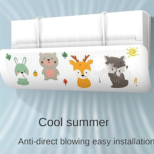 Air-Conditioning Draught Excluder - Wall Mounted Filter Cotton 2pcs