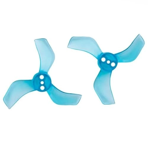 3-Blade Propellers - 4 Pairs 1.5 mm Clear Grey