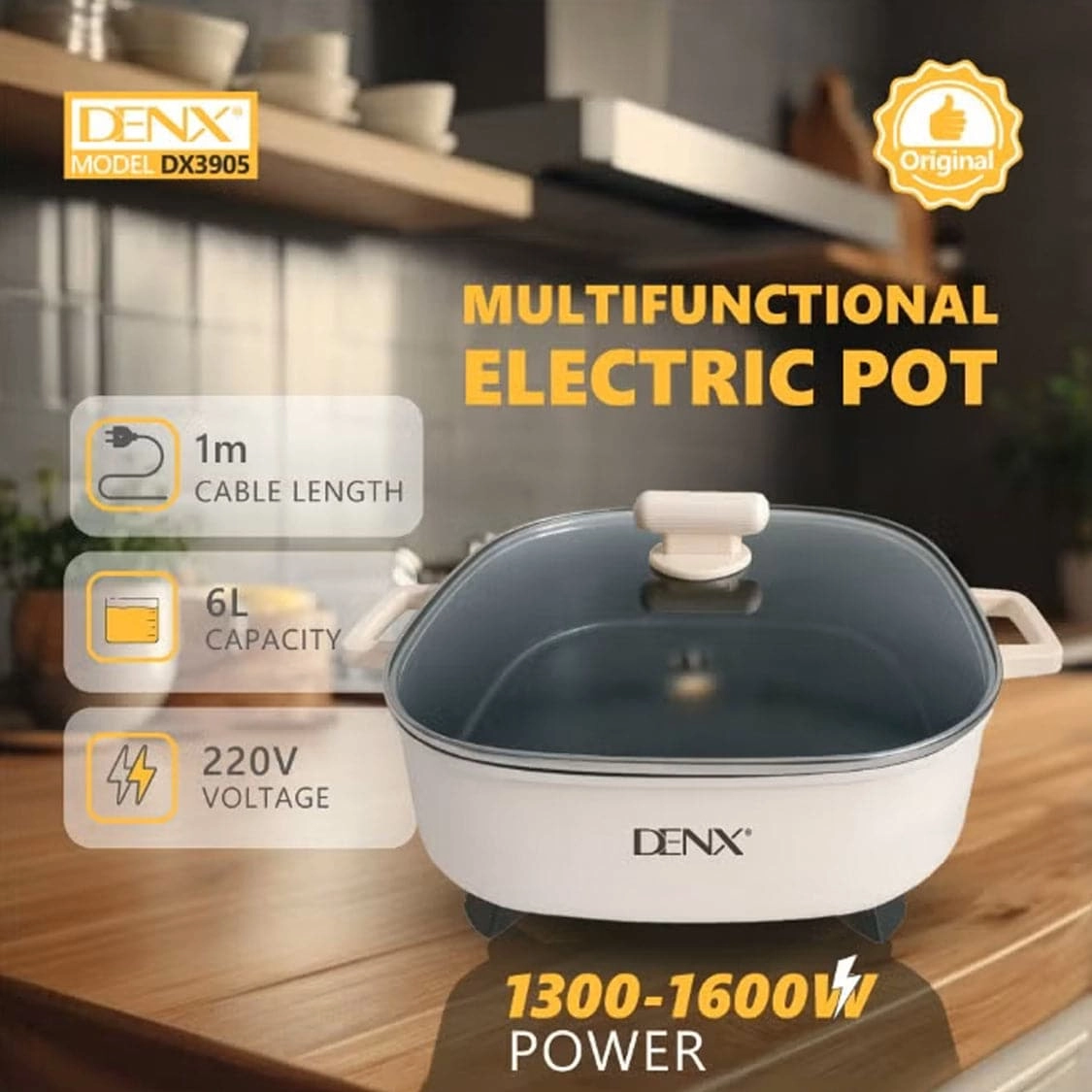 Multifunction Electric Pot - 6L