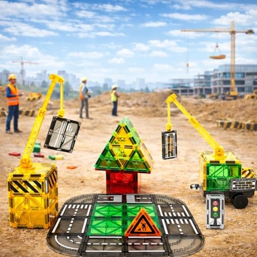 Magnetic Building Blocks - 100 pcs