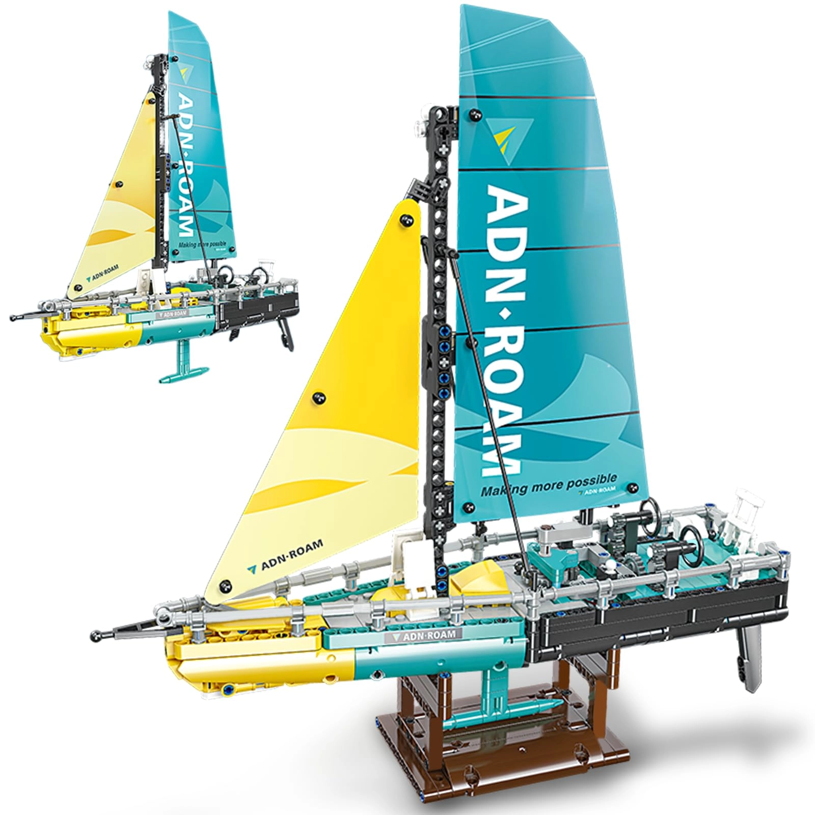 Finger Rock Sailing Boat - 675 pcs