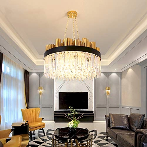 Crystal Chandelier - E14 Adjustable 60cm diameter