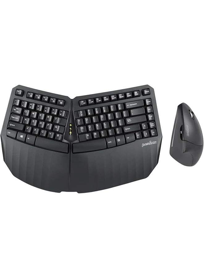 Perixx PERIDUO-413B - US Wired + Vertical Mouse