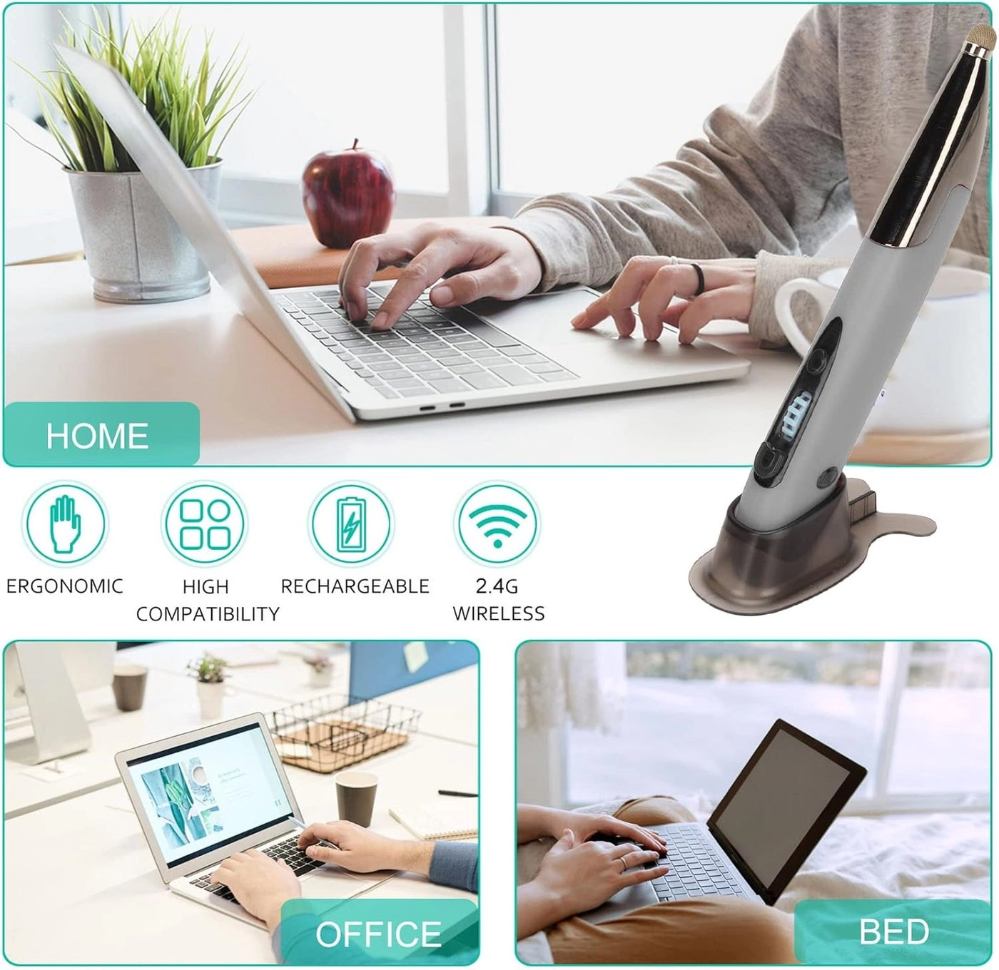Wireless Pen Mouse - 2.4G Dual Mode