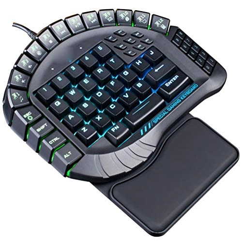 One Handed Mechanical Gaming Keyboard - Wired/Wireless