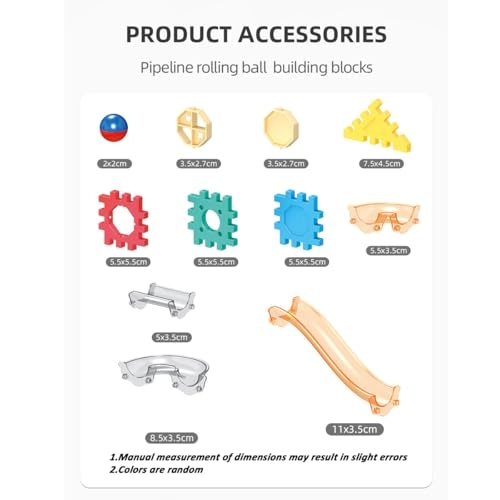 Rolling Balls Magnetic Blocks - 125pcs