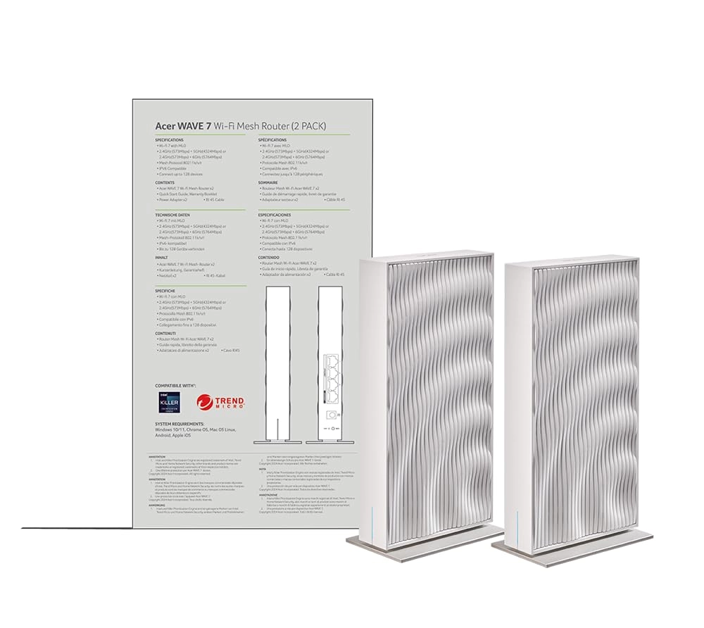 Acer Wave 7 - WiFi 7 2 piece(s)
