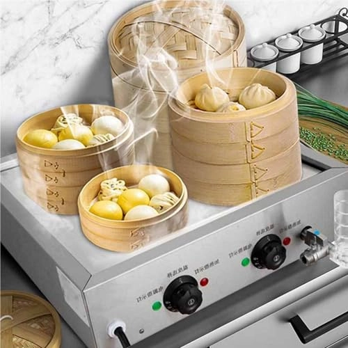 Electric 4000W Restaurant Food Steamer - 4 holes