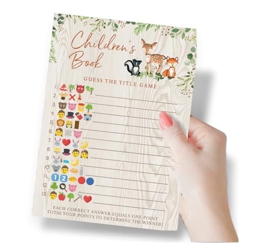 Woodland Baby Shower Game - 50 piece(s)
