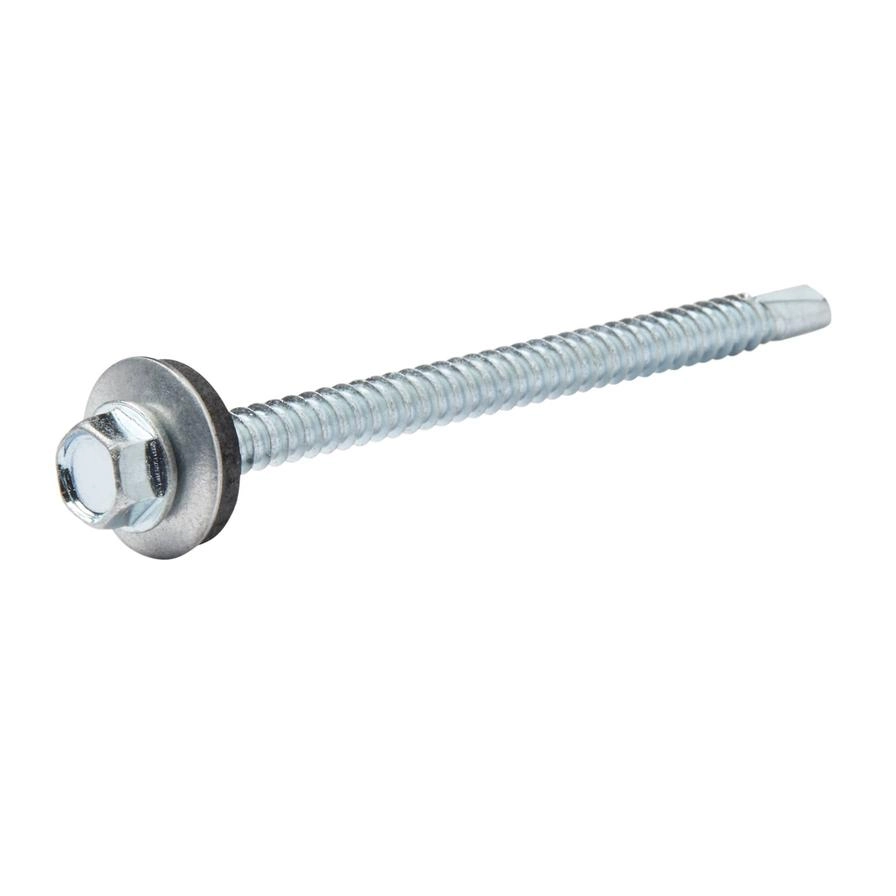 Zinc-Plated Carbon Steel Roofing Screw Pack 5.5mm 80mm