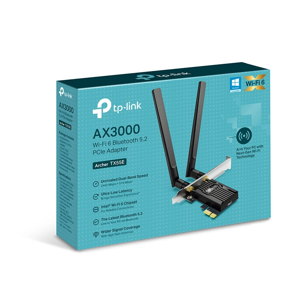 Archer TX50E - AX3000 Wi-Fi 6 PCIe Bluetooth 5.2