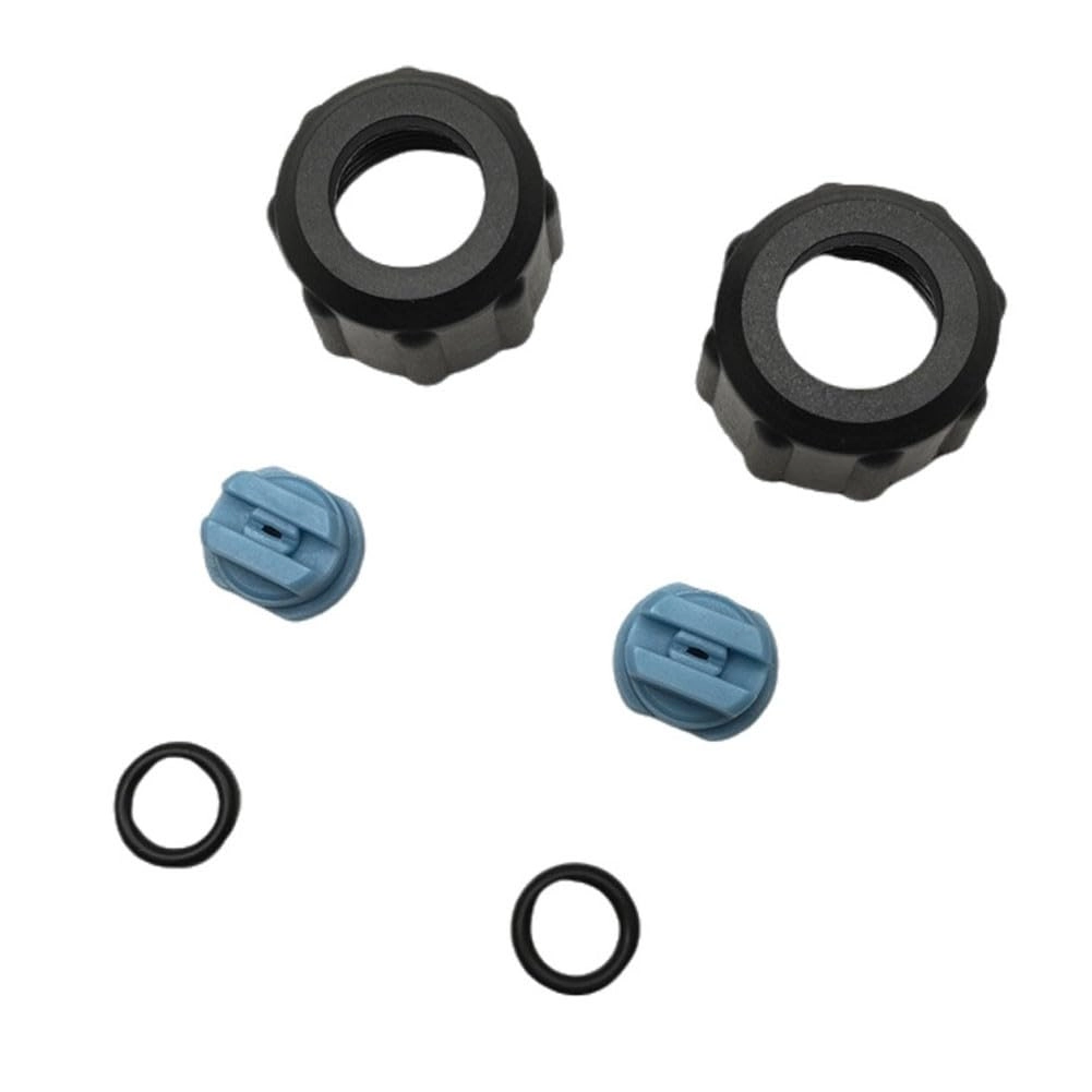 Nozzle Nut Kit - For PUZZI 8/1 10/1 100 200 2 Nozzles 2 Nuts 2 Sealing Rings