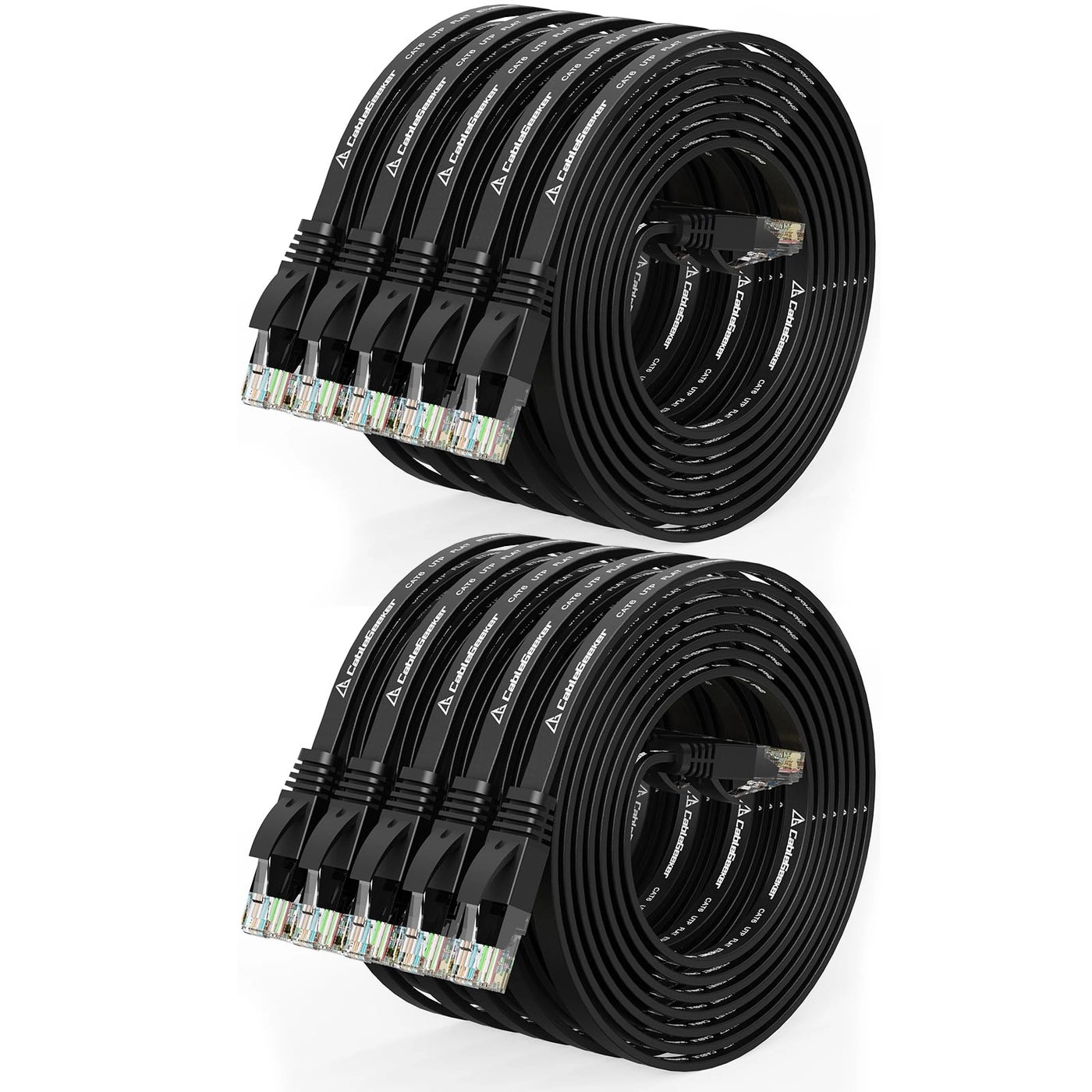 CableGeeker Cat 6 Ethernet Cable - 5ft Pack