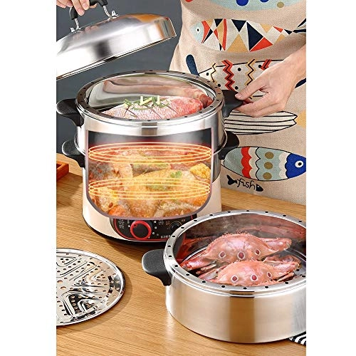 304 Stainless Steel Electric Food Steamer Pot