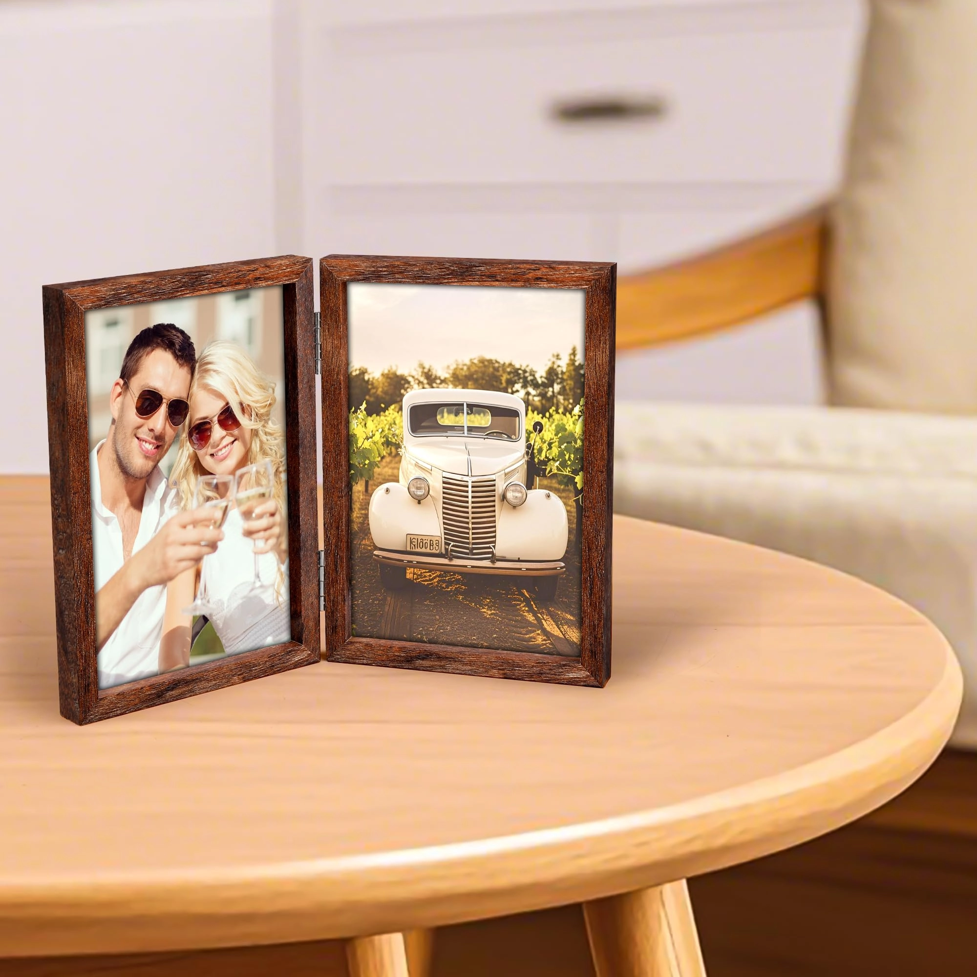 Double Picture Frame - 4x6 in two