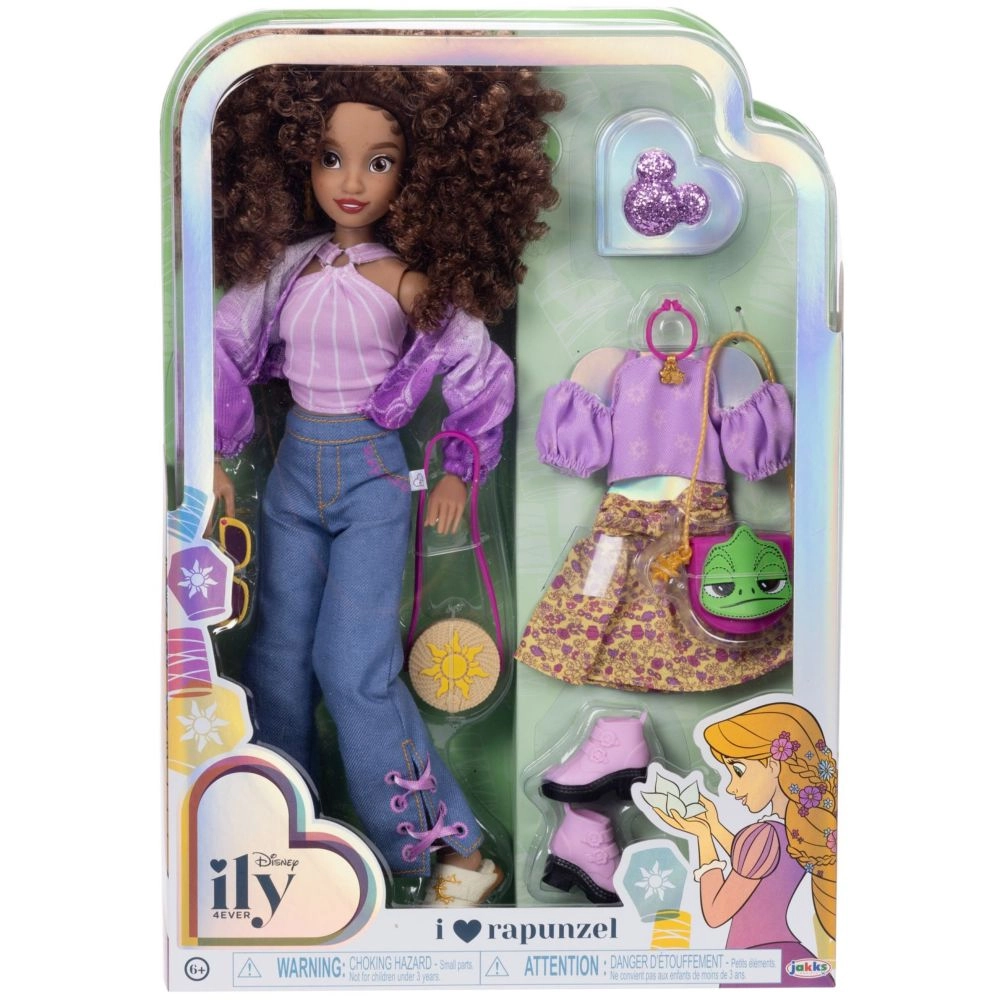 JAKKS Pacific Rapunzel Doll - 12-Inch Blonde Hair Ages 3+