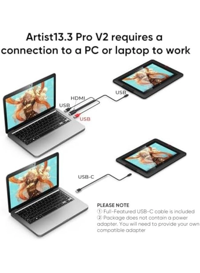 Artist 13.3 Pro V2 - 16,384 pressure levels