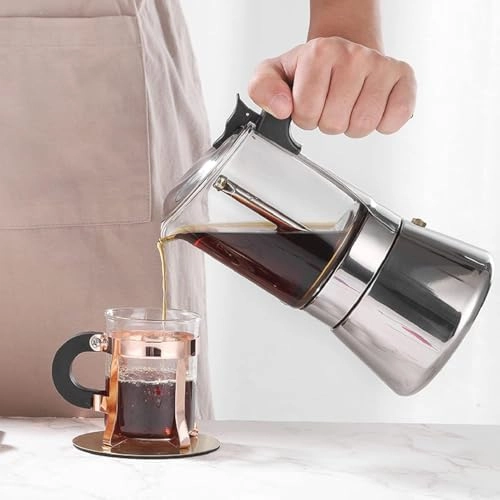 Moka Pot - Visible Pot Body Stovetop