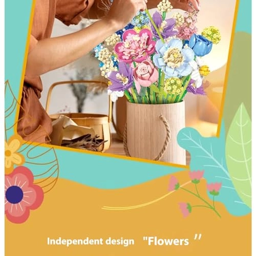 Flower Bouquet Building Kit - 880 piece(s)
