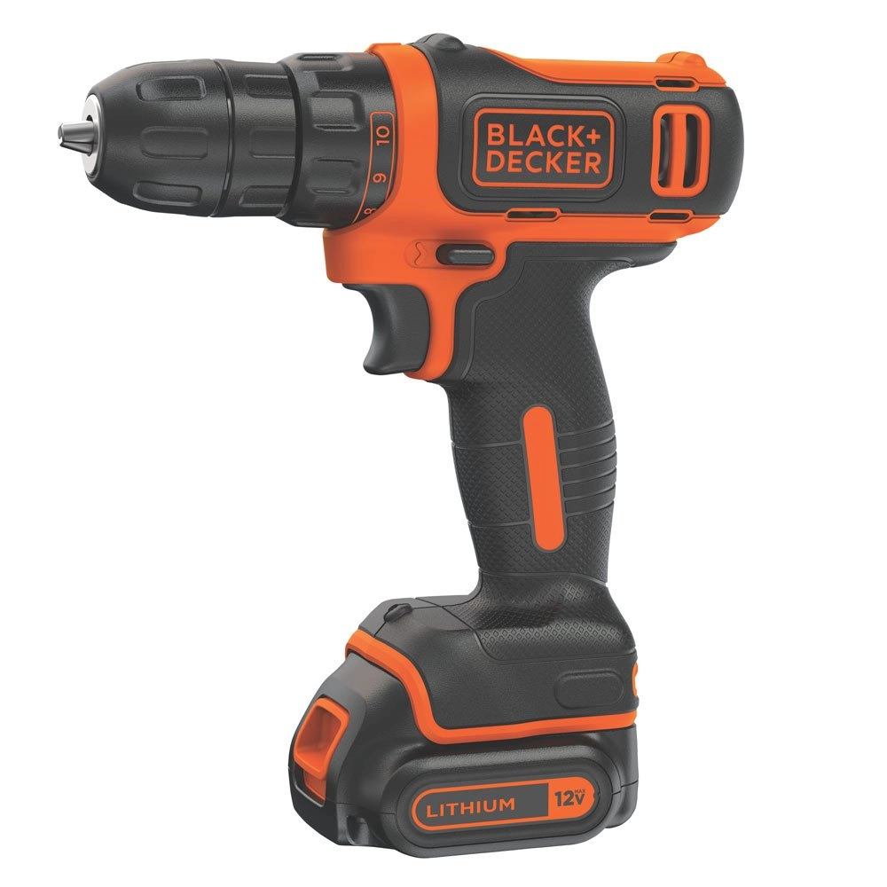Black & Decker Cordless Drill/Driver - 1.5 Ampere-hour