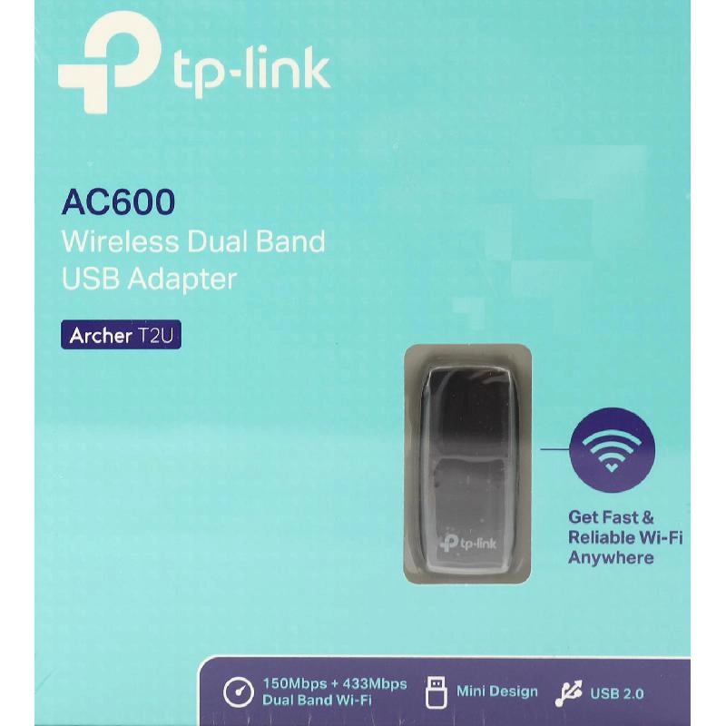 Archer T2U plus - Dual band 2.4 GHz and 5 GHz USB 2.0 Wi-Fi
