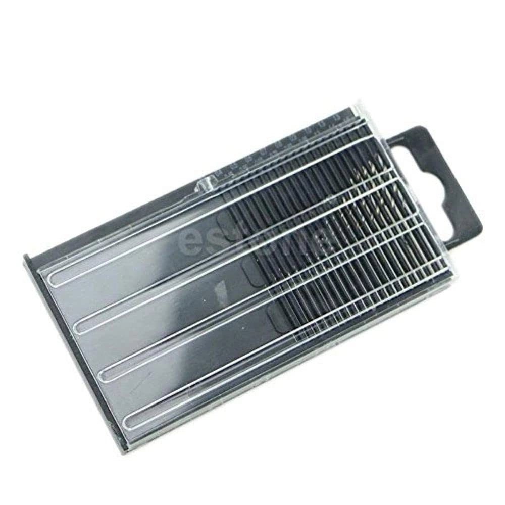 Mini Tiny Twist Drill Bit Set - Hss 20 Piece 03mm 035mm 04mm 045mm 05mm 055mm 06mm 065mm