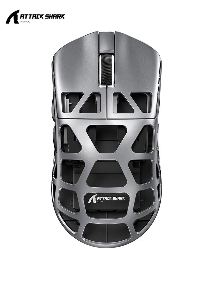 R3 Superlight 46g Magnesium Alloy Gaming Mouse - 2.4Ghz Bluetooth USB