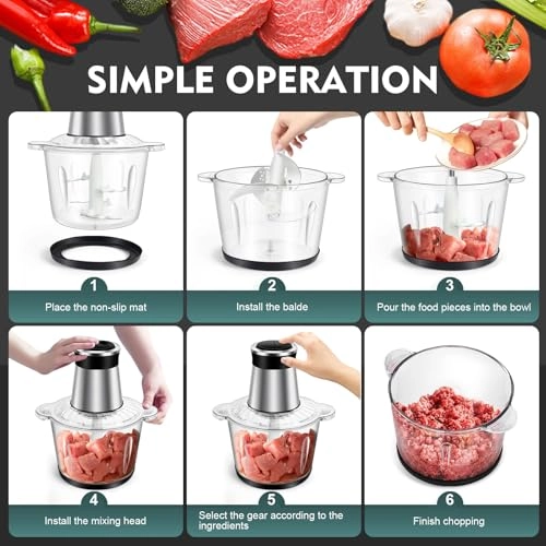 Multi Chopper & Mincer - 300W 2 Speed 3L