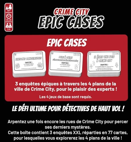 Epic Cases Micro Macro - 3 XXL Investigations Investigation Game (French)