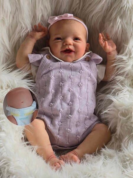 Anano Reborn Baby Doll - 50 cm Silicone Vinyl Ages 3+
