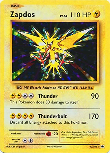 Pokémon Zapdos 42/108 - XY Evolutions