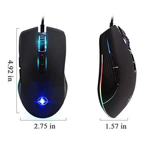 RGB Ergonomic Gaming Mouse - Wired