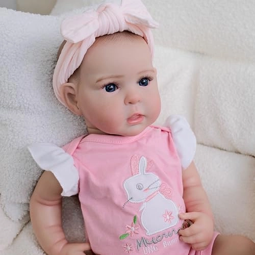 Reborn Baby Doll - 19 inch Vinyl Girl Ages 3+