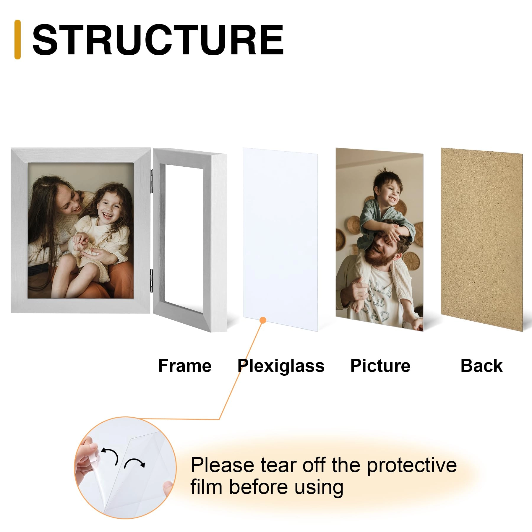 Double 6x4 Picture Frame