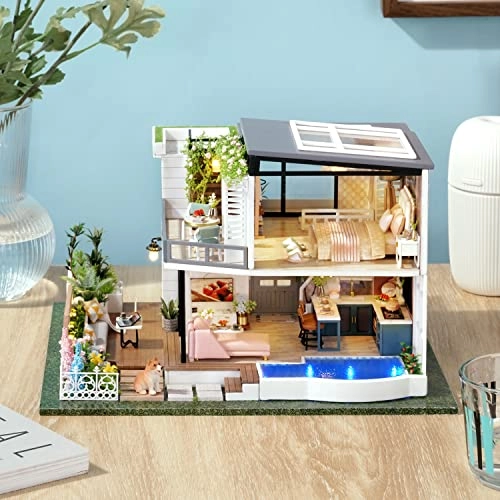 DIY Miniature Dollhouse Kit - Warm Moment 1:24