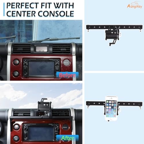 Car Instrument Panel Track Mobile Phone Holder - FJ Cruiser 2007-2021